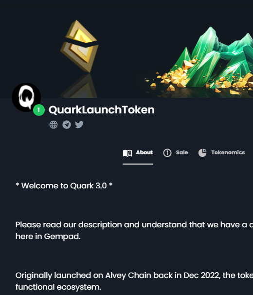 Quark Token tweet media