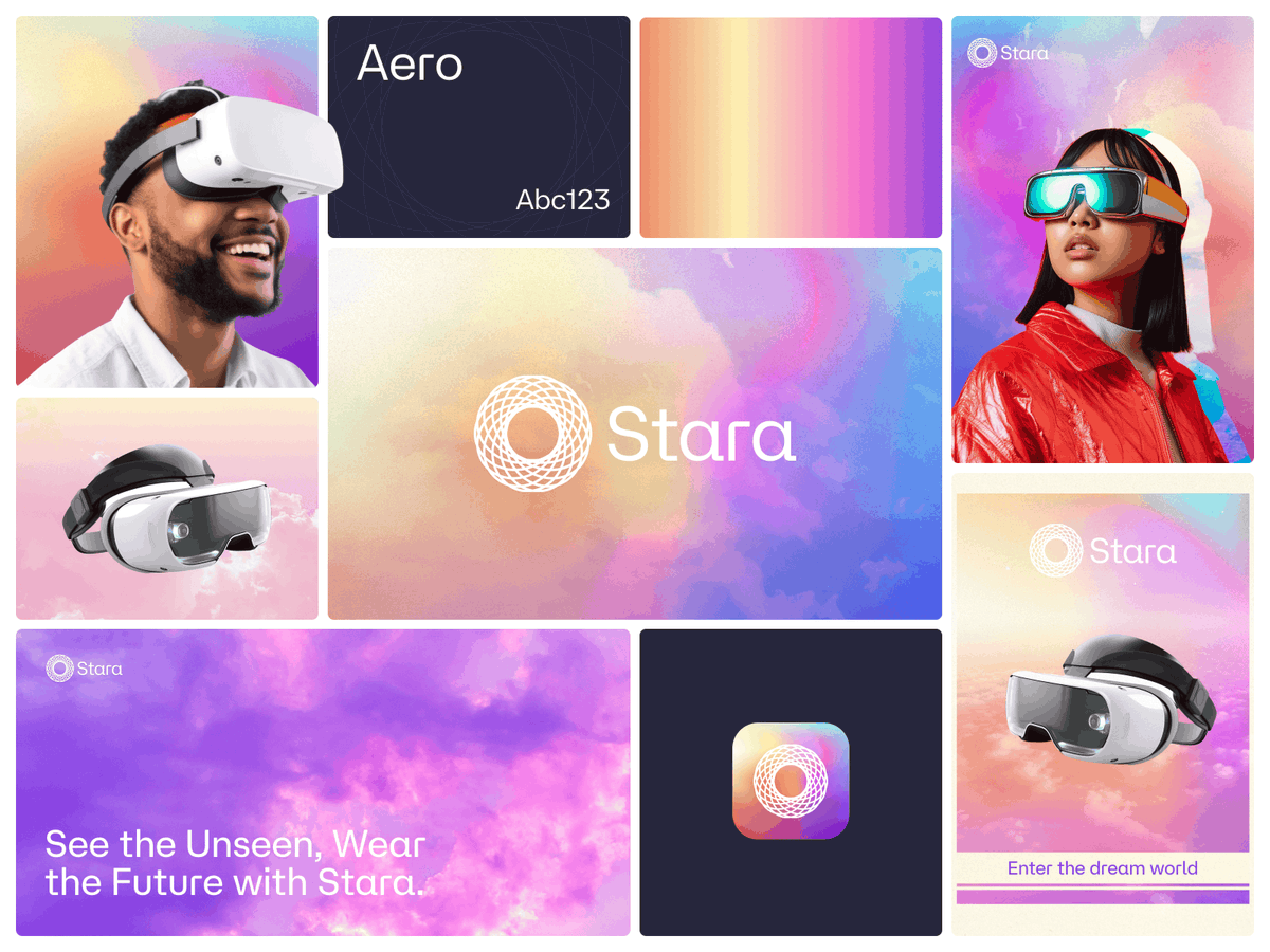 #6
Challenge - Futuristic Fashion
For this week, I went with a quick brand sprint. I decided to take it from the perspective of a brand that sells VR glasses.

 Hoping to build on it for the remaining ones but we'll see.

#daretoshare24 #figbruary  #buildinpublic