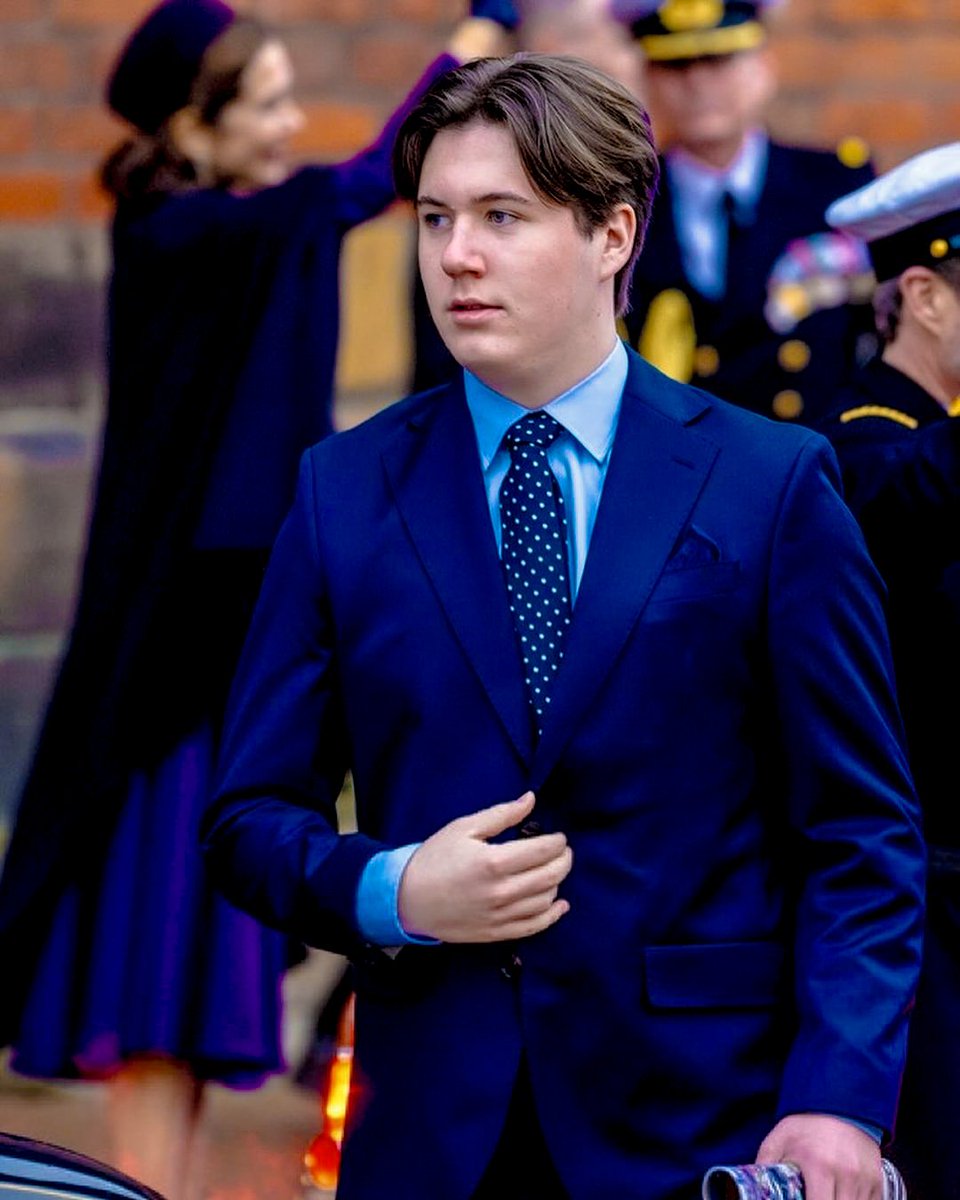 Crown Prince Christian of Denmark participates in a celebratory church service, at Aarhus Cathedral in Aarhus, Denmark ⛪ -January 21st 2024.
.
#CrownPrinceChristian #Denmark