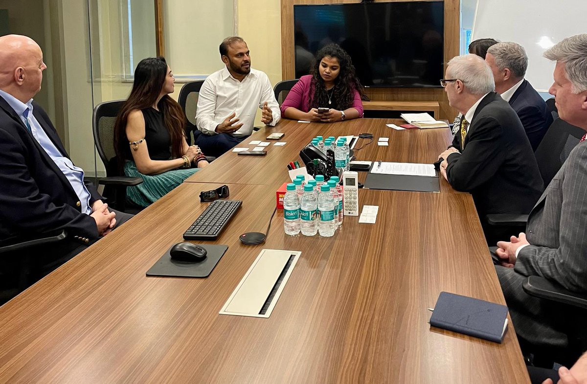 VictorFedeli's tweet photo. Thrilled to reconnect with 88 Pictures in #Mumbai to congratulate them on establishing their animation studio in #Toronto.
 
They produce high-end animation content for major international animation productions. 🎥🎬🍿 https://t.co/7vSXpZgjDT