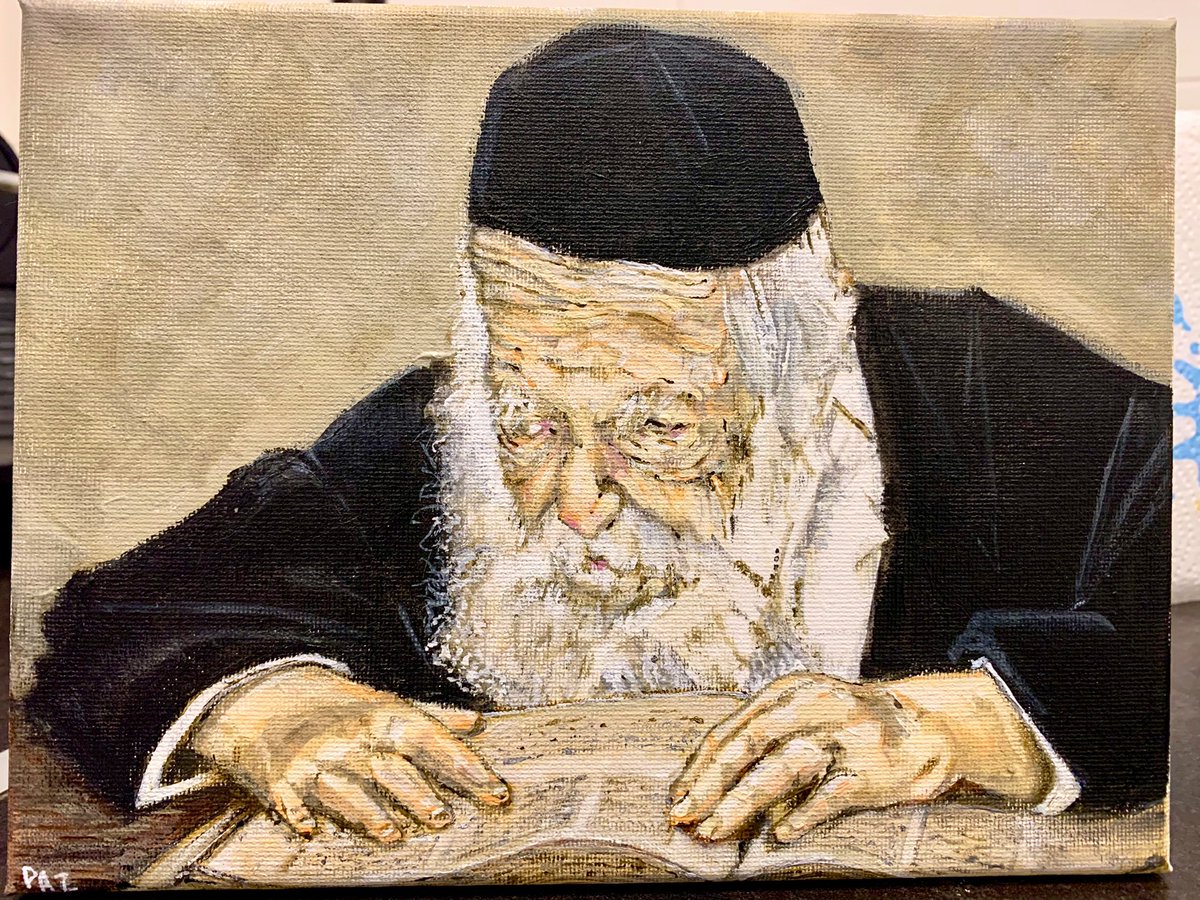 TheLittleMensch's tweet photo. Reb Haïm
Acrylic on canvas (28x18)
#Painting #JudaicArt https://t.co/c8LSdj1YUQ