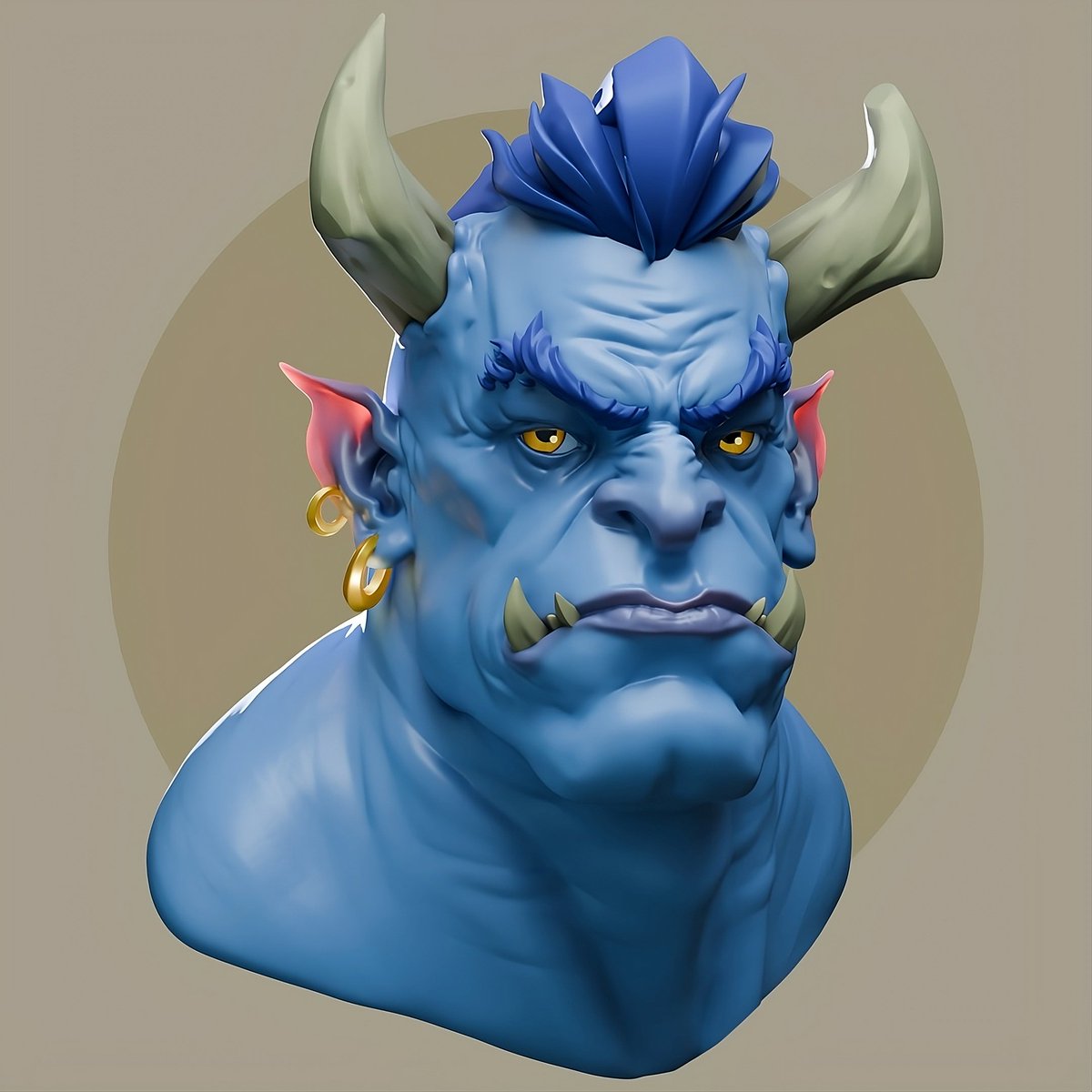 FreedomF404's tweet photo. Self-portrait
Fundamental thanks to this mega-duper cool specialist https://t.co/O1JdCuiagc (you can evaluate the level of his feedback on my page)
The concept was created by an AI
#zbrush #blender #photoshop #orc #characterart #stylized #cgartist #sculpture #render https://t.co/6iPWVuHlBI