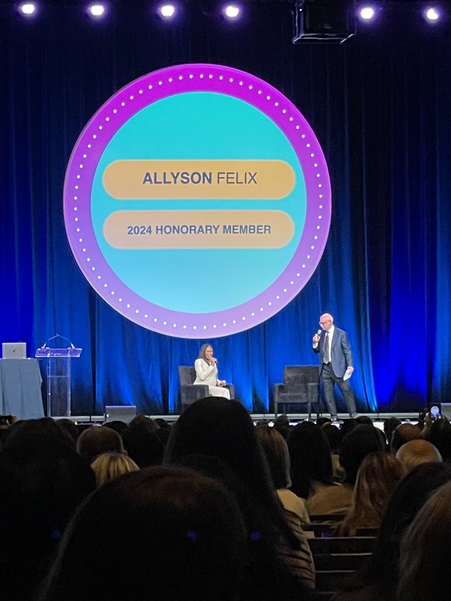 Honorary SMFM member <a href="/allysonfelix/">Allyson Felix</a> advocating for women’s health (in her third trimester!) <a href="/MySMFM/">SMFM</a> #SMFM24