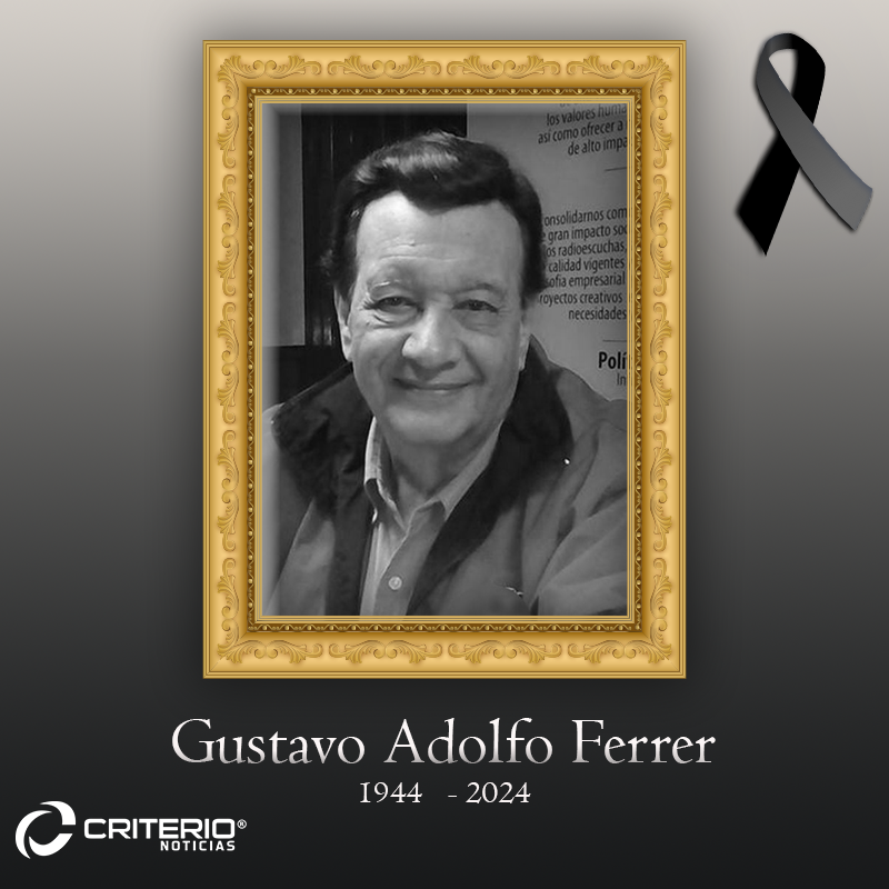 criterionoticia's tweet photo. #Enterate || Fallece Gustavo Adolfo Ferrer a sus 79 años, reconocido locutor de la radio mexicana, recordado por haber sido la voz del programa 24 horas, de Jacobo Zabludovsky y por su gran  colaboración en el programa "En Familia con Chabelo", por más de 14 años ✝️🕊️
#QEPD 🕊️ https://t.co/yX0ErLHtU2