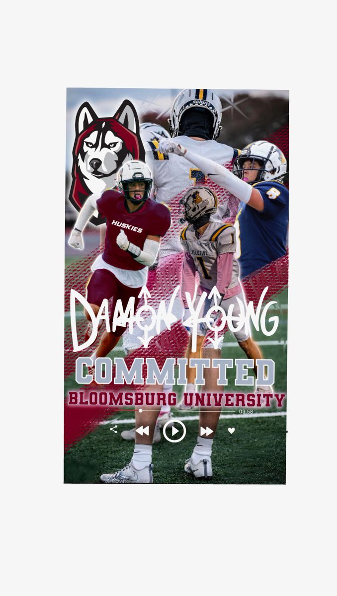 Damon " boogie " Young (@damon_young1) on Twitter photo I am blessed and honored to announce that i am committed to Bloomsburg University. Thank you to <a href="/CoachSPribble/">Stephen Pribble</a> <a href="/SheptockFrank/">Frank Sheptock</a> #Gohuskies <a href="/EEACS_CoachFord/">Coach Larry Ford</a> #AGTG I am blessed and honored to announce that i am committed to Bloomsburg University. Thank you to <a href="/CoachSPribble/">Stephen Pribble</a> <a href="/SheptockFrank/">Frank Sheptock</a> #Gohuskies <a href="/EEACS_CoachFord/">Coach Larry Ford</a> #AGTG