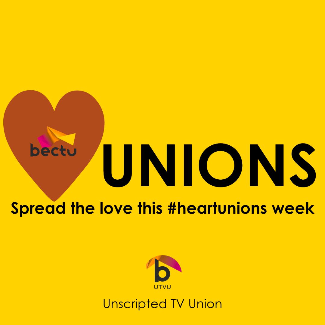 Unscripted TV Union (part of Bectu) tweet media