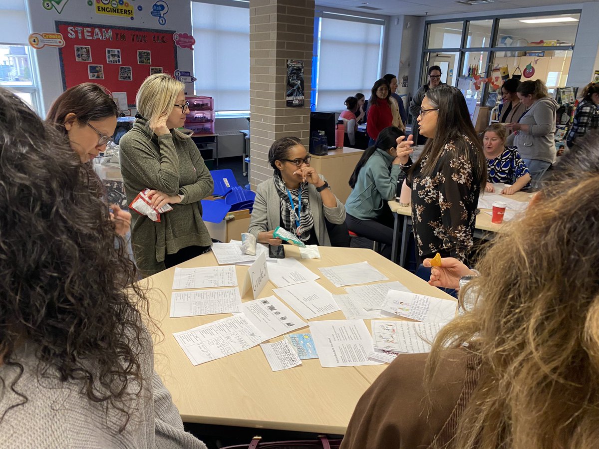 Happening right now…staff are sharing their SIEP math and language focussed lessons with other grade levels. <a href="/fiorinipeel/">Paul Fiorini</a> <a href="/AtheiaGrant/">A. Grant</a>