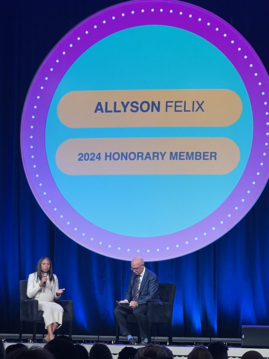 Honorary @MySMFM Member @allysonfelix shares heartfelt words after her experience with #preterm #preeclampsia during her first pregnancy, emphasizing the importance of educating and listening to women.