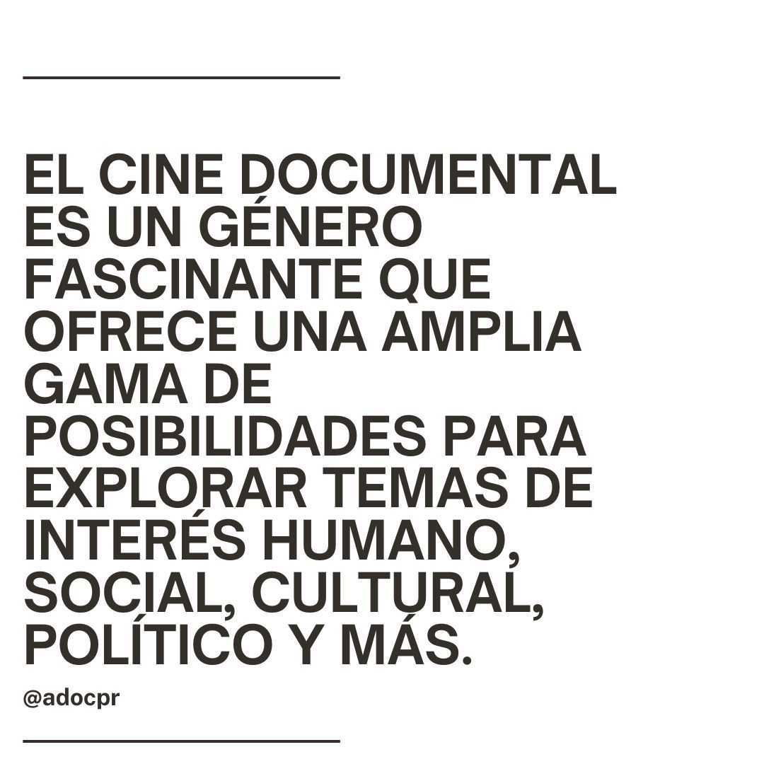 AdocPR's tweet photo. El interés de uno puede ser el interés de muchxs. ¿Cuál es tu próxima historia? 

#AdocPR #CineDocumental https://t.co/G3JNMKGCPB