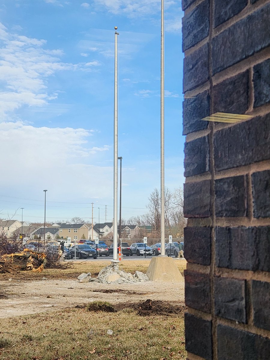 LorieO17's tweet photo. Flag poles are next! https://t.co/zFZdl0XCN8