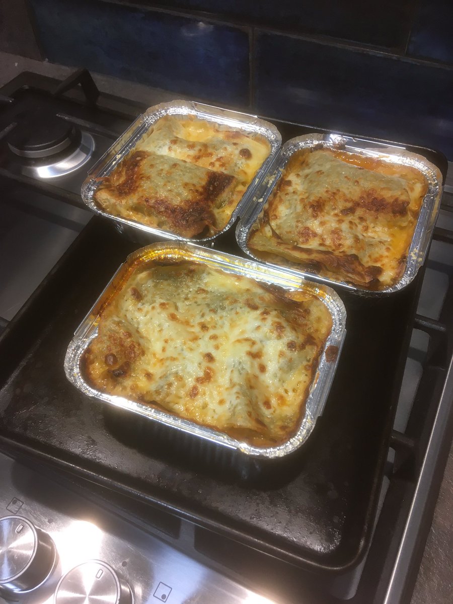 Home made lasagne ready for the freezer. 😀