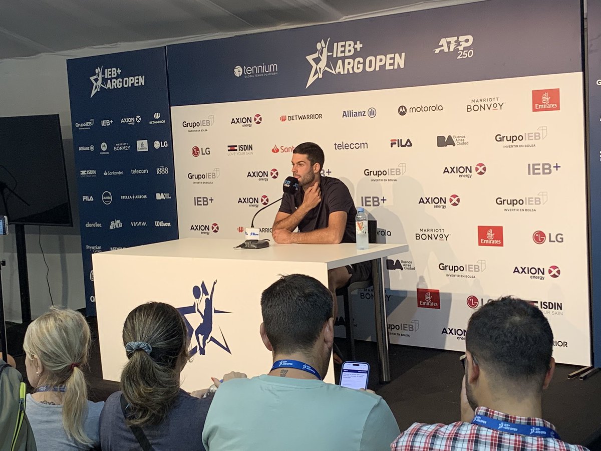 🗣️ "Va a ser un partido aparte. El que esté mejor de tenis y cabeza ese día va a ganar".

<a href="/Facudiazacosta/">Facundo Diaz Acosta</a> sobre su partido de 2R contra Fran Cerúndolo en Buenos Aires 🔥