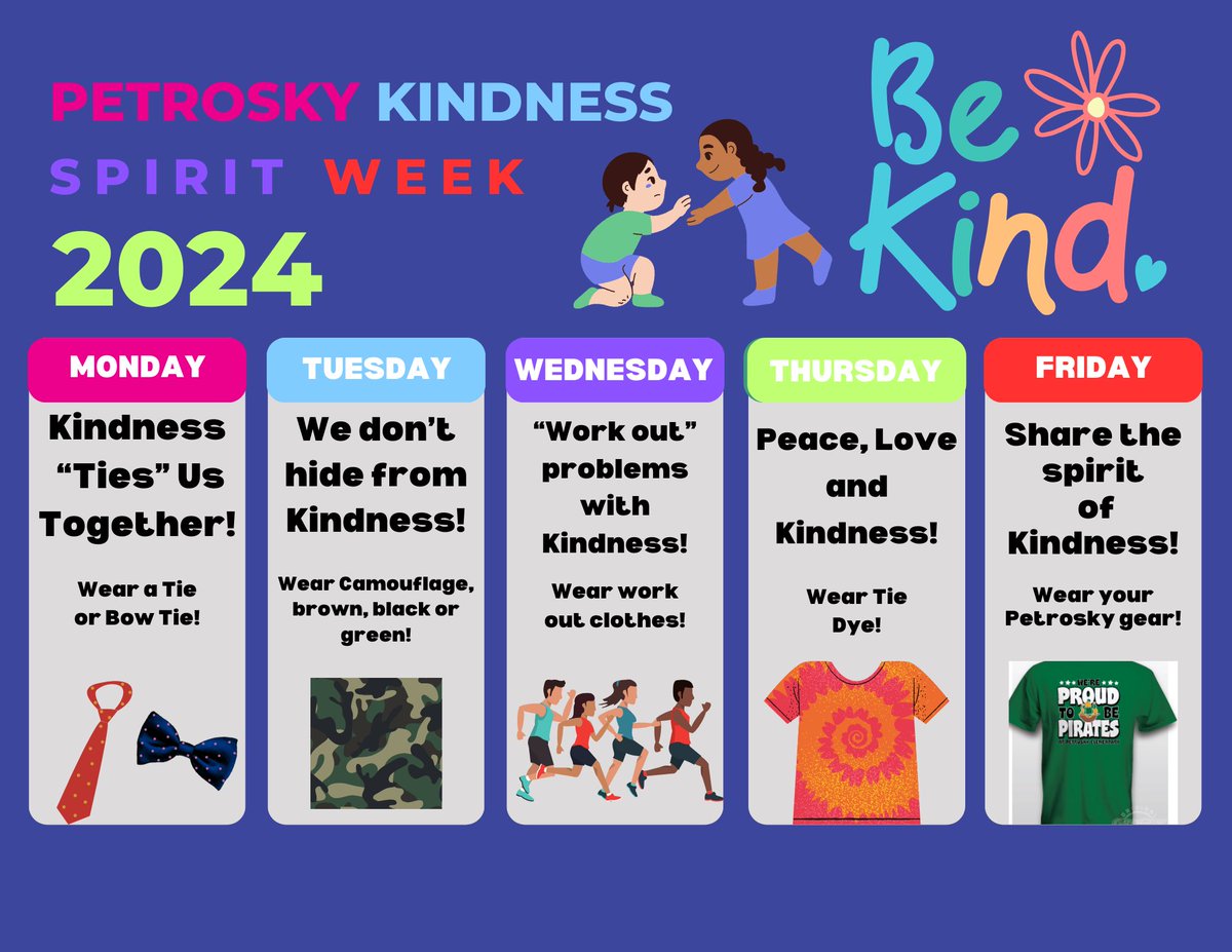 Kindness Week has begun! @PetroskyPirates Loving seeing our students participating today! @AliefCounseling @AliefISD