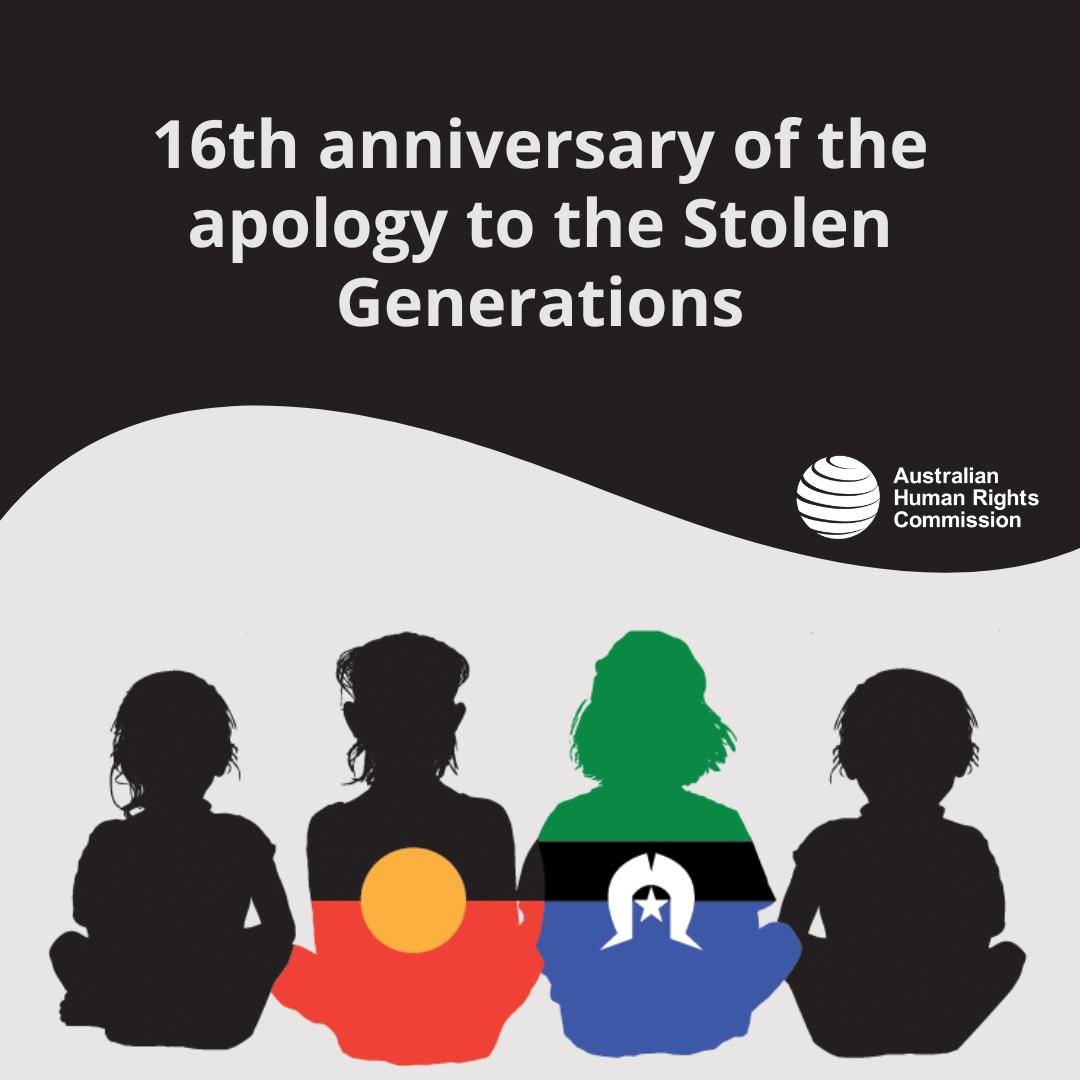 Today, we reflect on Australia's ongoing history of forcibly removing First Nations children from their families and communities. The #NationalApologyDay is also an opportunity to renew calls for the implementation of all remaining Bringing Them Home report recommendations.