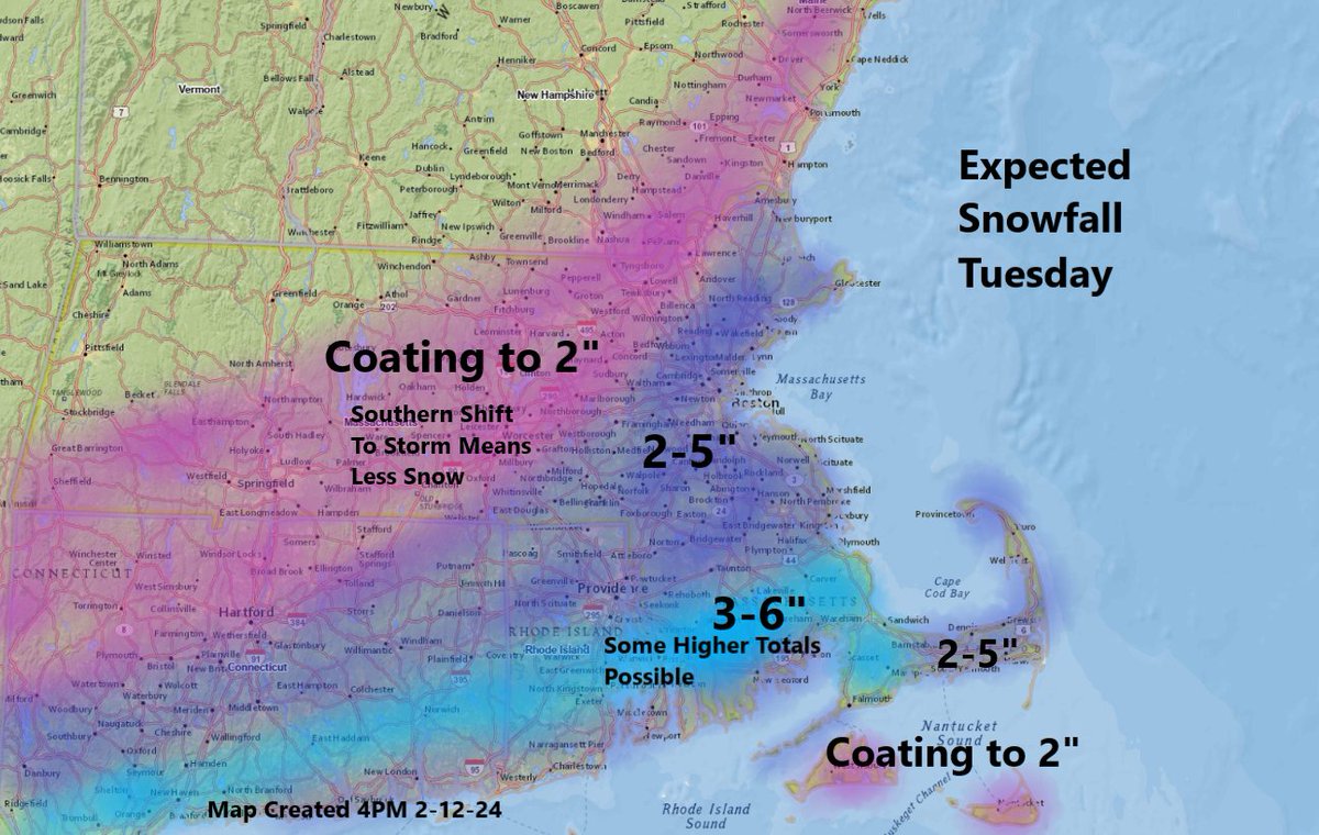 growingwisdom's tweet image. With a shift south, the storm will not materialize as thought the past couple of days.  Will have some updates in the next few hours, but key points are later start tomorrow, no intense hours of snow bands, less accumulation.  AM commute may actually be dry.