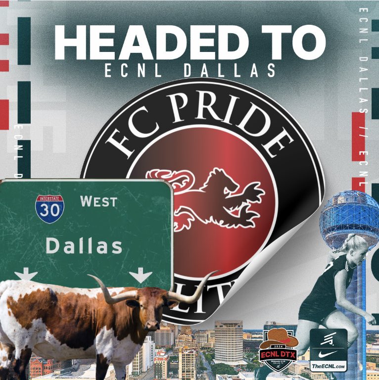 FCPGirlsEcnl's tweet photo. A big week for our Sr ECNL teams as they travel to Texas to take on some of the best teams in the country in front of the watchful eye of many of the nations college scouts. It’s your time girls. #graspit
@FCPride06G_ECNL @FCPride07ECNL_G @FCPride08g_ECNL @FCPride09G_ECNL https://t.co/IM9slQm5Jm