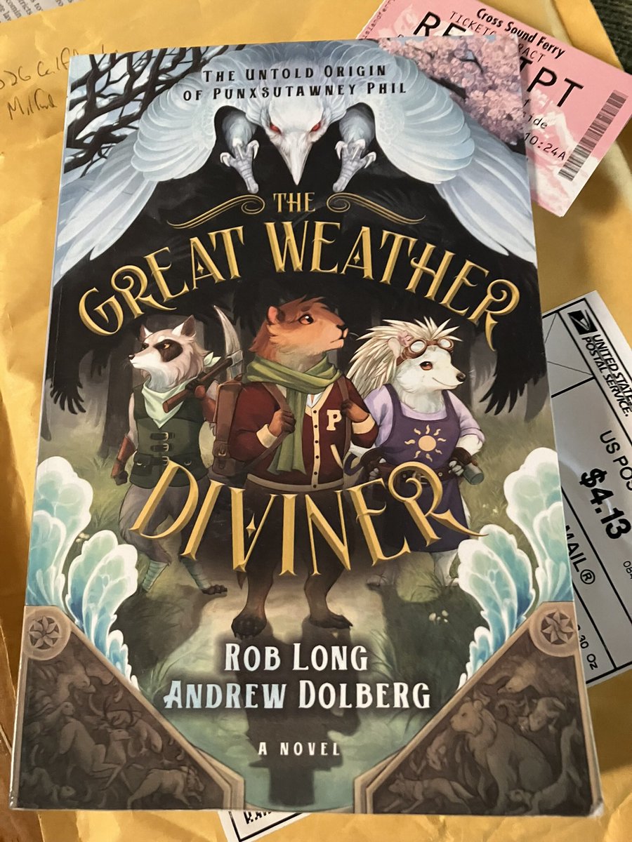 Book mail on a dreary day brightened my spirits.
Looking forward to learning the untold history of Punxsutawney Phil. 
<a href="/RobLongPBC/">Rob Long</a> <a href="/asdolberg/">Andrew Dolberg</a> <a href="/booksforwardpr/">Books Forward</a> <a href="/MorganJamesPub/">Morgan James</a> #bookposse