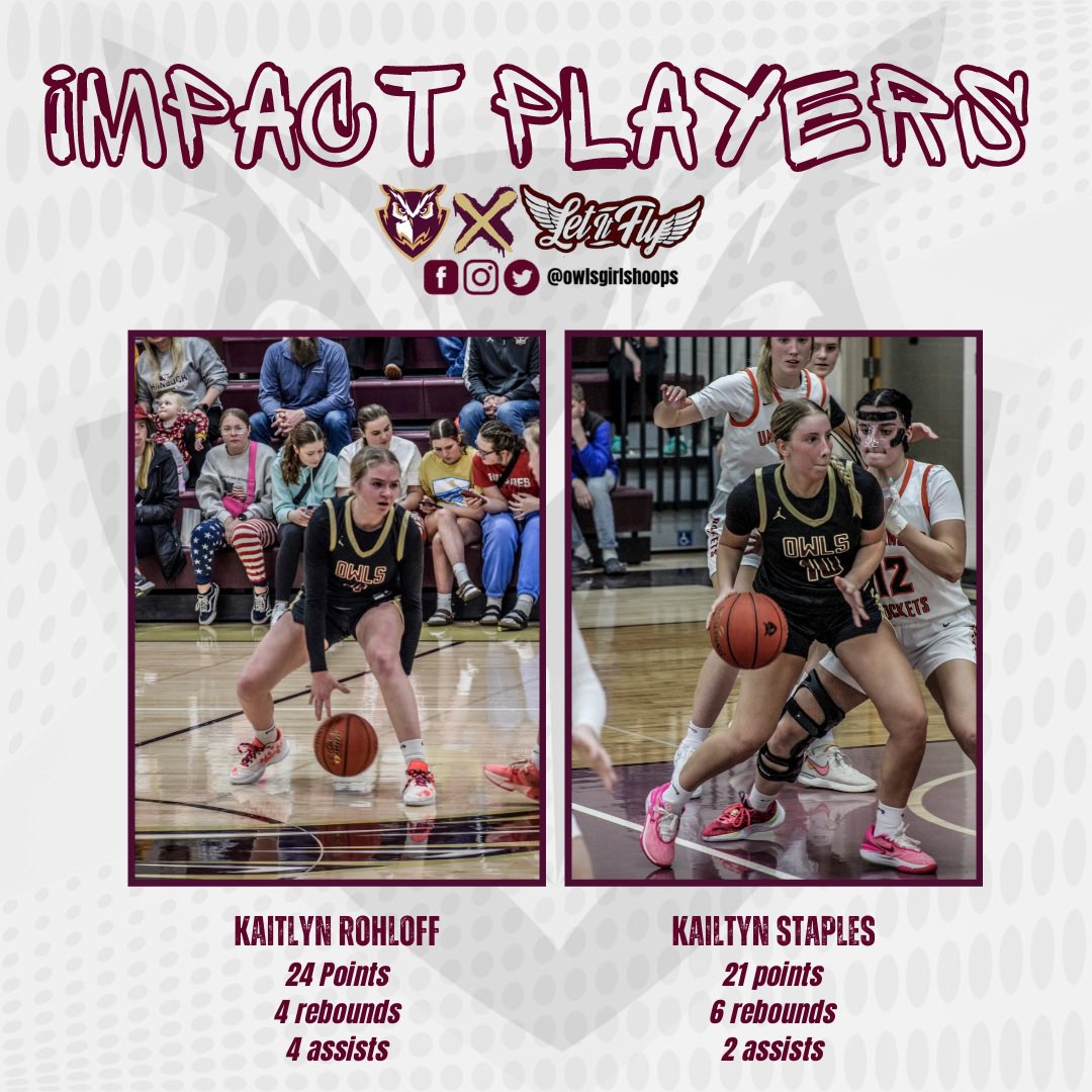 Our players of the game from last week! 
@misti_zempel12 vs Rothsay
@BrookeVersteeg vs Underwood

Other impact players: @Kaitlyn_staples and @KaitlynRohloff!

Way to go girls!