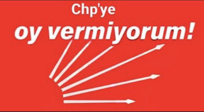 Hiç kimse,

CHP’ye,

Oy Vermek istemiyor.

CHP’ye Oy Moy Yok