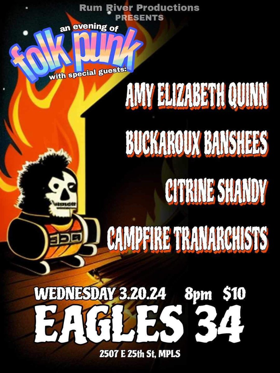 Upcoming shows at Eagles 34 in Minneapolis!!! See you there!