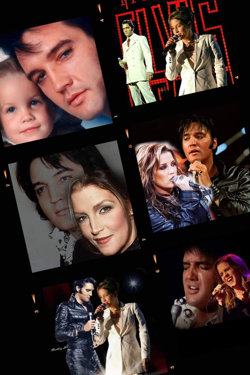 The King of Rock & Roll and his Princess Lisa Marie Presley 👑⚡🎶 @everyone. #elvis #elvispresley #Elvis2024
