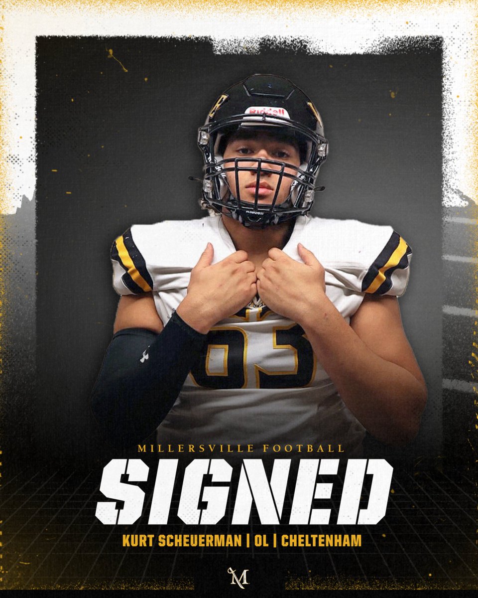 Welcome to the family Kurt Scheuerman, 6'4 280 lb OL from Cheltenham HS 〽️