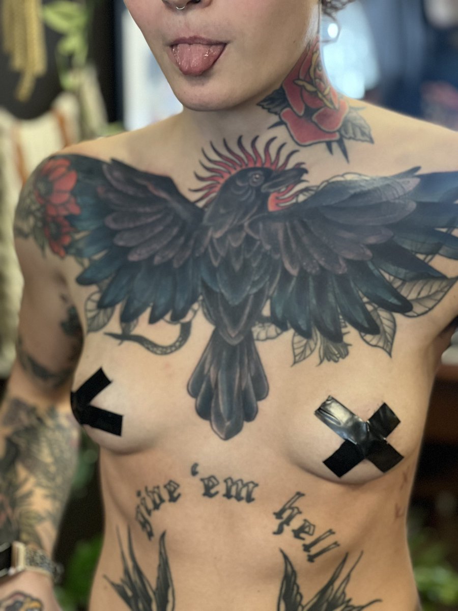 think i’ll just walk around like this from now on 🫡  blast-over done by @/kenziivestattoo on IG 😮‍💨🔥🥹
