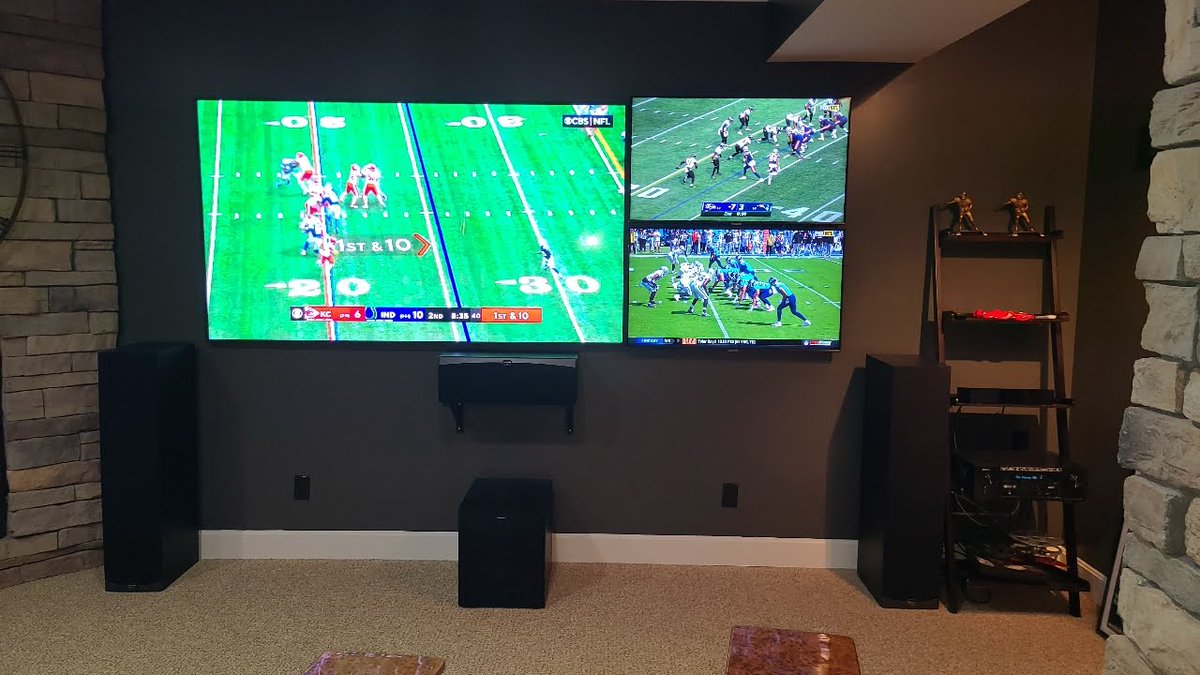 kcalarmman's tweet photo. TV Mounting done right! "Look Ma' No Wires" got to https://t.co/Z9JUtjrzqx to see more! #tvmountingservice #KansasCity #hometheaterheroes https://t.co/YitsR4ZXj6