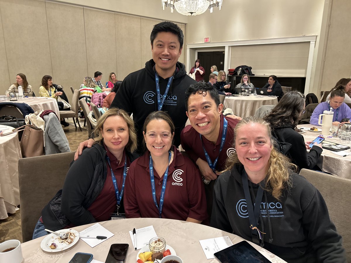 So great to reconnect with the rest of the @OMCAmath Executive at the #OMCAretreat2024! This PLC always pushes my thinking and makes me a more reflective math educator #grateful @GLewisOCT @Jason_To @MrsLMathGeek @mariarosa_ring