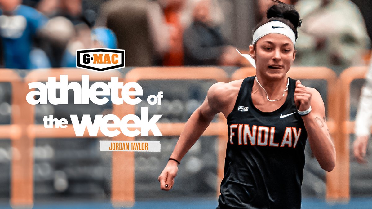 Jordan Taylor earns G-MAC Athlete of the Week for her performance at the GVSU Big Meet.

She set school records in both the 200m dash and 4x400 relay.

🔗:findlayoilers.com/news/2024/2/12…