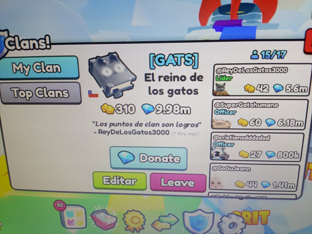 gaminghake21865's tweet photo. Looking for members for the clan:
requirements:
-have 32 missions done or more
-donate 150k upon entry
#clan #pss99 #bigames #RobloxDev #ROBLOX https://t.co/Jx3dNmcrVf