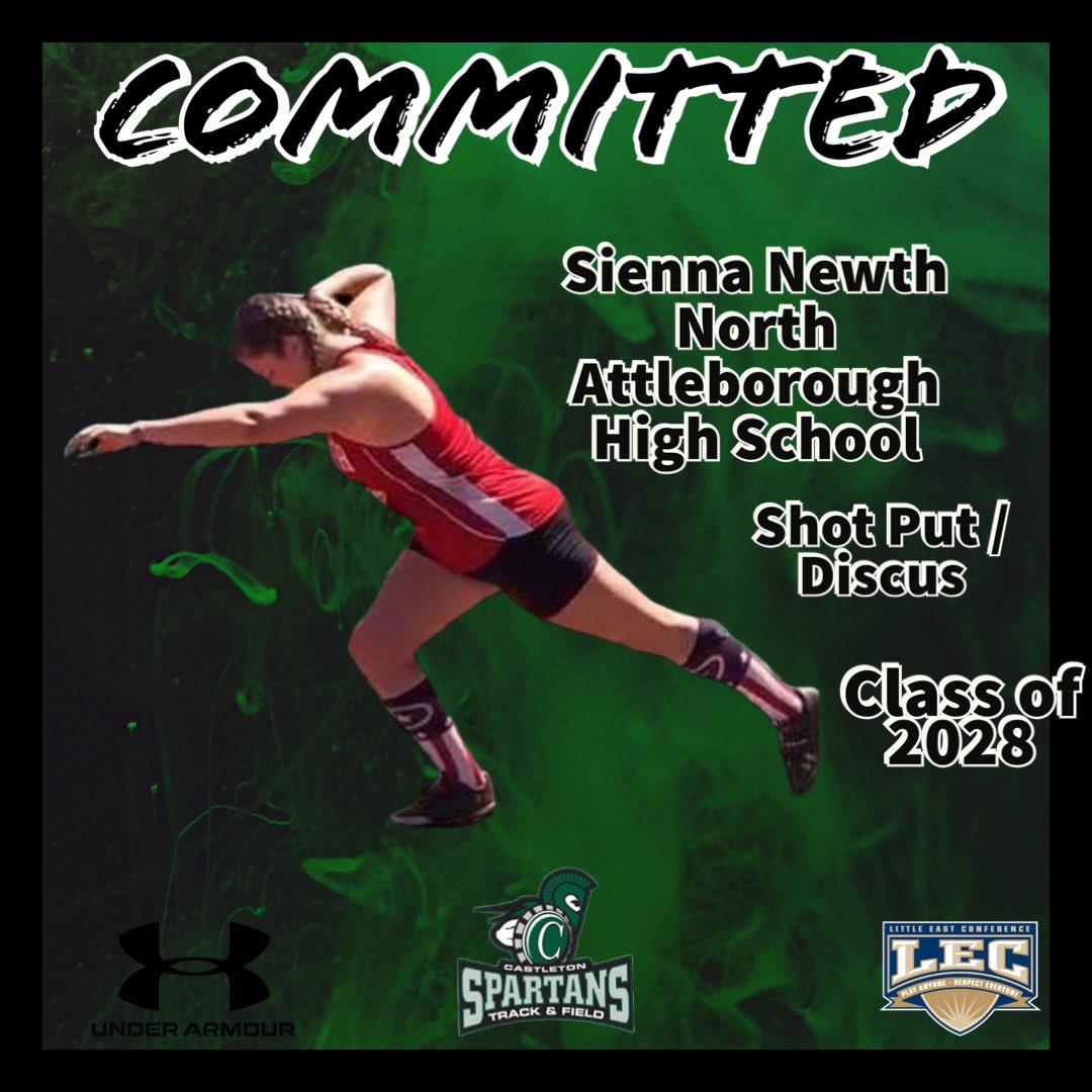 The Spartan Track &amp; Field team would like to welcome Sienna Newth, thrower from North Attleborough, MA to the Spartan family.
