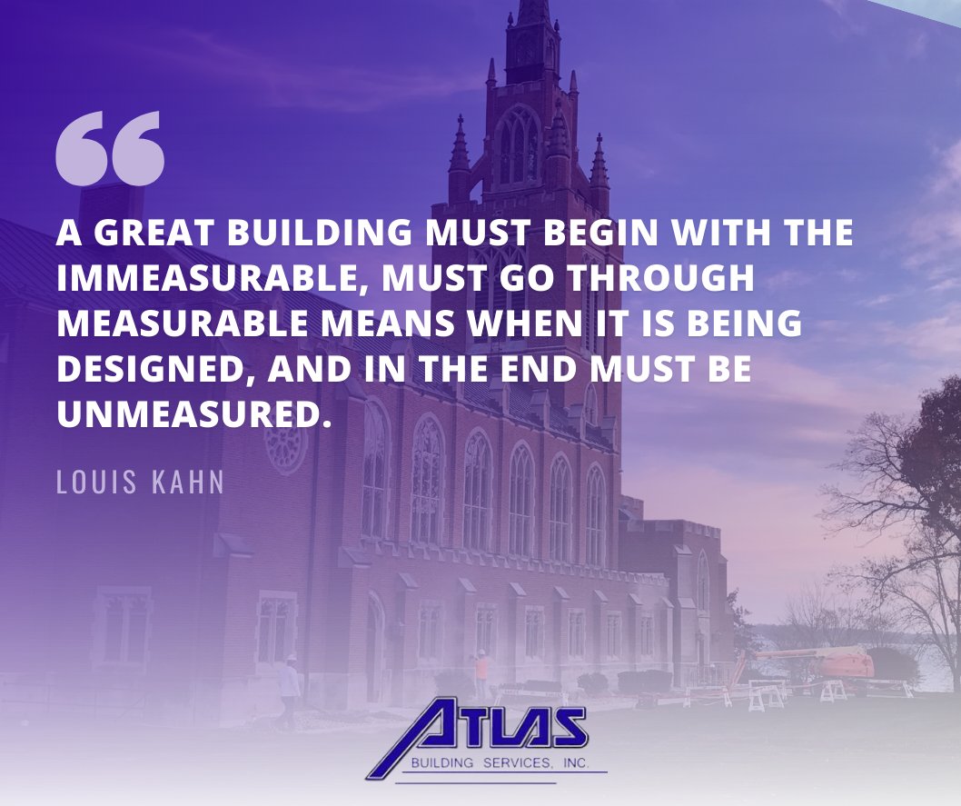 From the immeasurable vision to the meticulously measured design, a great building transcends dimensions in its creation. #MotivationMonday