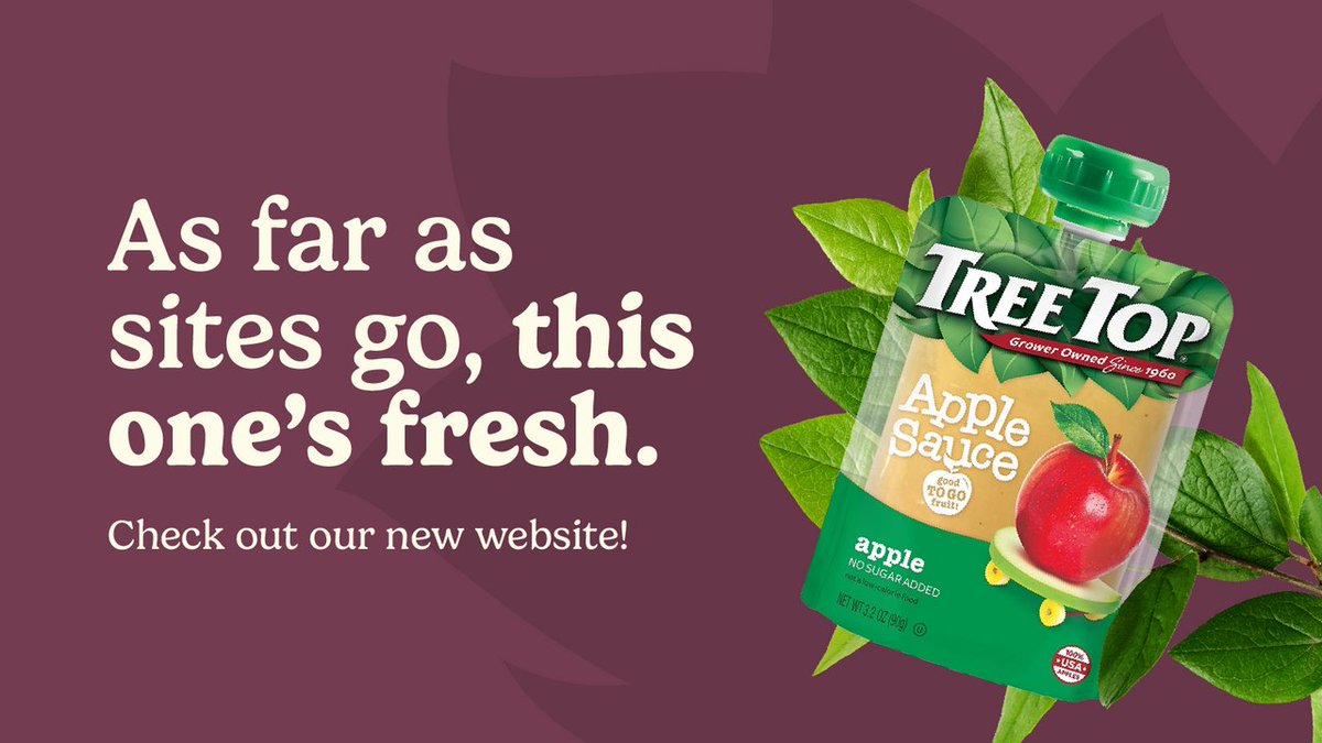 Website: Brand new. Flavors: Timeless. Meet your new favorite source for 100% real fruit goodness: bit.ly/3SONogR
