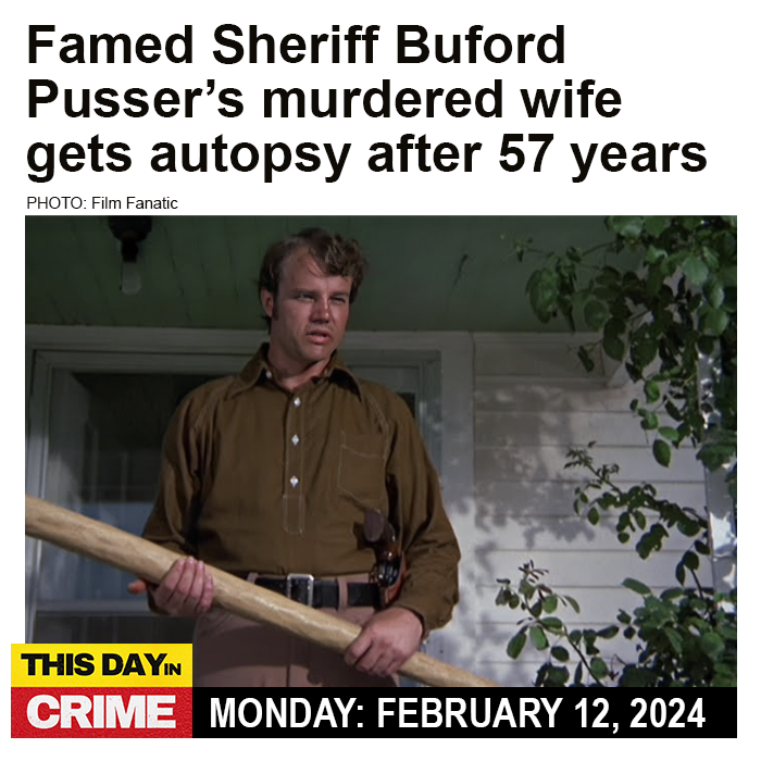 Sheriff Buford Pusser’s life story inspired the movie franchise #WalkingTall. Now, 57 years after his war against the #DixieMafia claimed his wife’s life in an ambush meant for him, her cold case just got a little warmer.