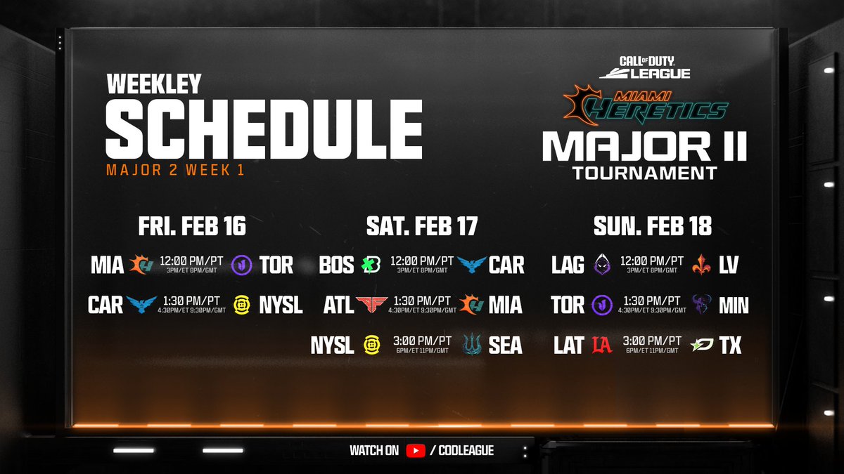 CODLeague's tweet photo. We Are BACK!  

#CDL2024 Major II Qualifiers return this Friday 🤩 https://t.co/viRXtACm1B