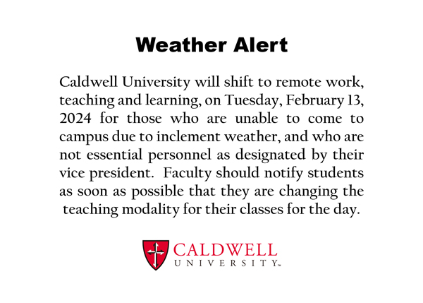 Caldwell University (@caldwelluniv) on Twitter photo 