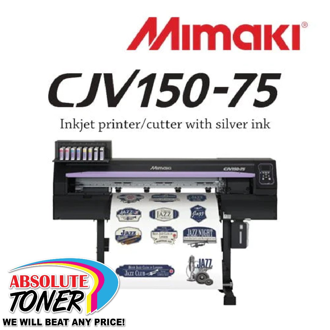 🎉🎨 Brand new Mimaki CJV150-75 32' Production Large Format Roll to Roll Eco-Solvent Printer and Die Cutting Plotter is now available for lease just $197.55/month! 🖨️✨

absolutetoner.com/products/brand…

#Printing #Mimaki #LargeFormat #BusinessSolutions #DigitalPrinting #SmallBusiness
