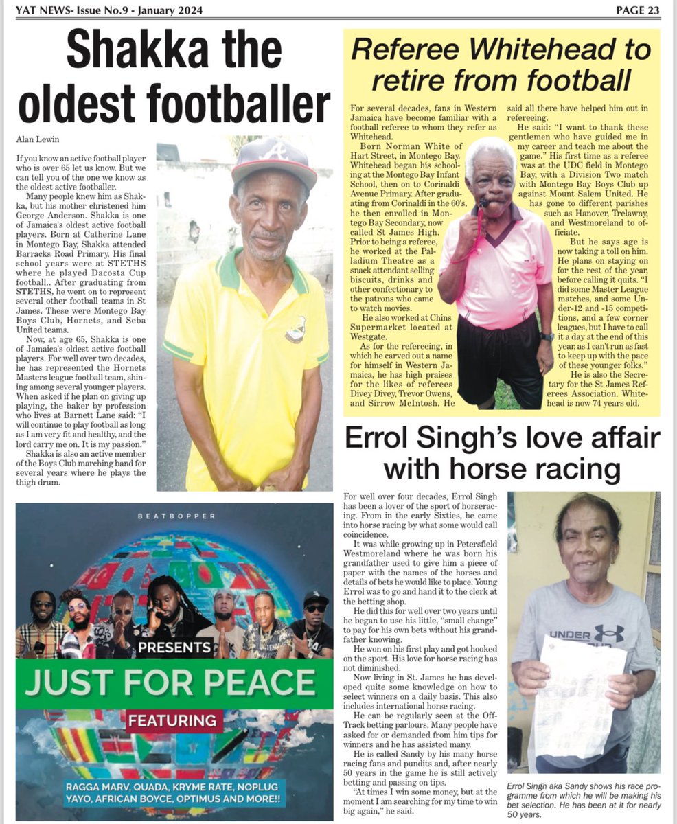 Beatboppermusic's tweet photo. #MontegoBay Montego Bay paper Showcases JUST FOR PEACE #justforpeace #beatboppermusic https://t.co/Ld7OWr3mwK