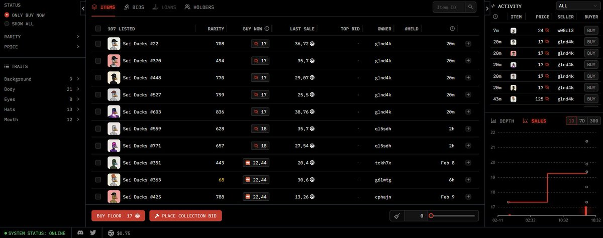 🦆 Sei Ducks x Quik Exchange🦆

🌟 Exciting news!  Join @Quik_Exchange for points on transactions SEI airdrop. 

👉 Claim now: quik.exchange/?r=l8y4mkn

🔗 Link Sei Ducks on Quik: quik.exchange/collection/sei…

Pallet ☠️! #SeiNetwork #Sei #SeiNFT