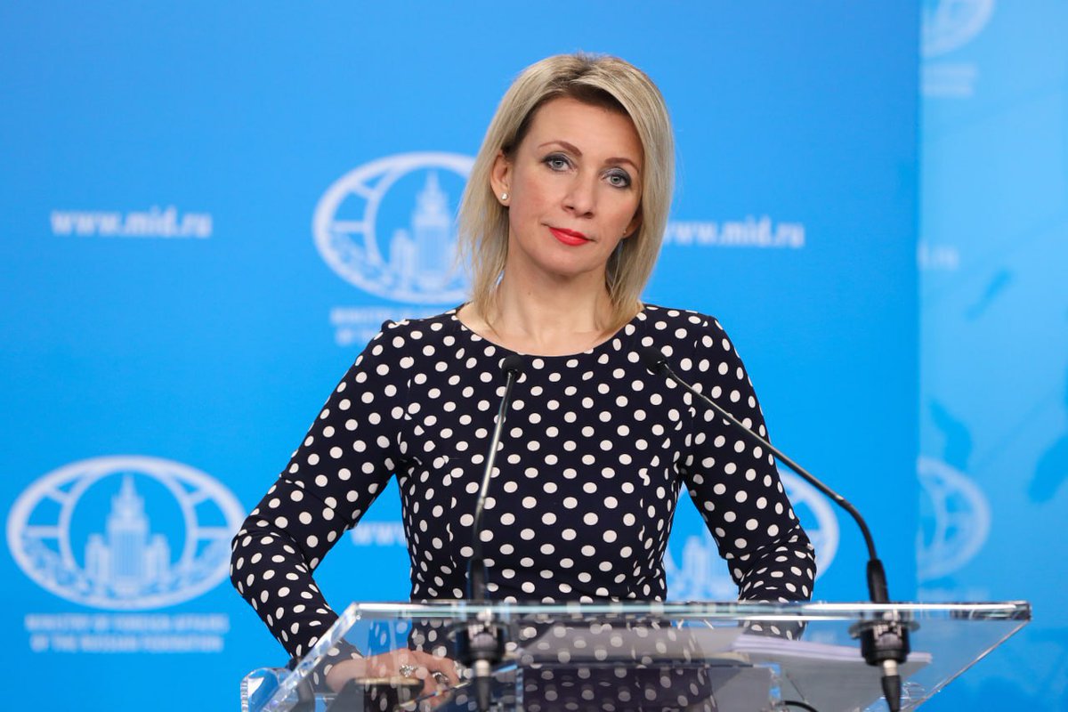 mfa_russia's tweet photo. 🎙 @mfa_russia Spokeswoman Maria #Zakharova:

💬 @Europarl_EN has invented a true “manifesto of neo-liberal dictatorship.” Any dissent is automatically interpreted as a sign of “pro-Kremlin sentiment.” 

Looks like the Ministry of Truth, doesn’t it?

👉 https://t.co/Wi1sOI4HLb https://t.co/ezwdKQZrkD