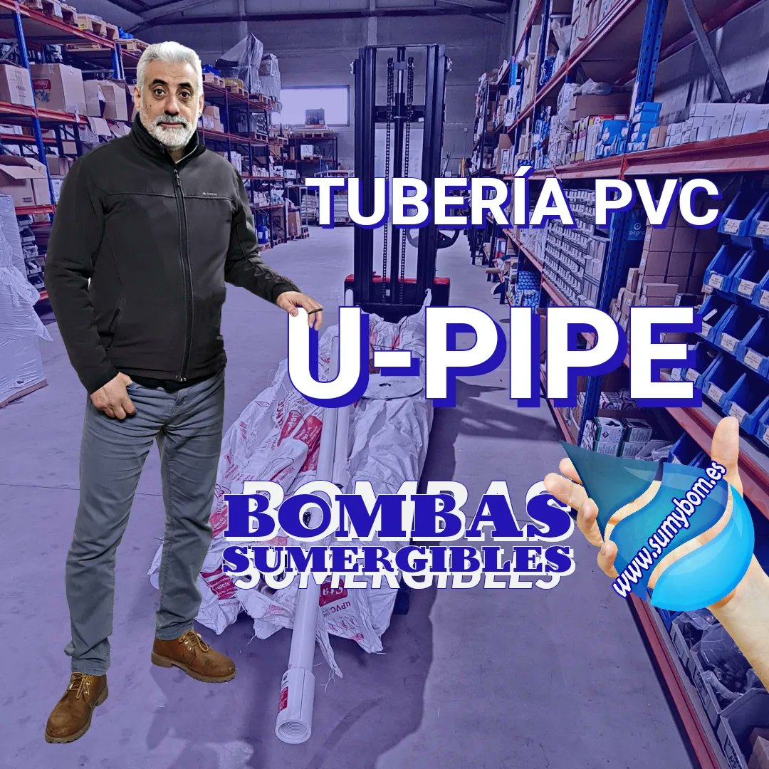 sumybom's tweet photo. #Sumybom presenta la tubería U-Pipe de PVC: Tubería resistente y duradera para #pozos de agua 💧
¿Necesitas una tubería resistente y duradera para la impulsión de #bombassumergidas?
#sumybom #tuberías #tuberiaparapozo #tuberiaspvc #electrobombassumergibles #bombasumergida #impulsión #bombadeaguasumergible #bombasdeaguas #equiposumybom #importador #distribuidor #ventamayorista #electrobombas #bombas #gruposdepresión #profesionales #fontaneros #electricistas #construcción #agro #agricultura #especializados #tratamientodeaguas #ciudadreal #España