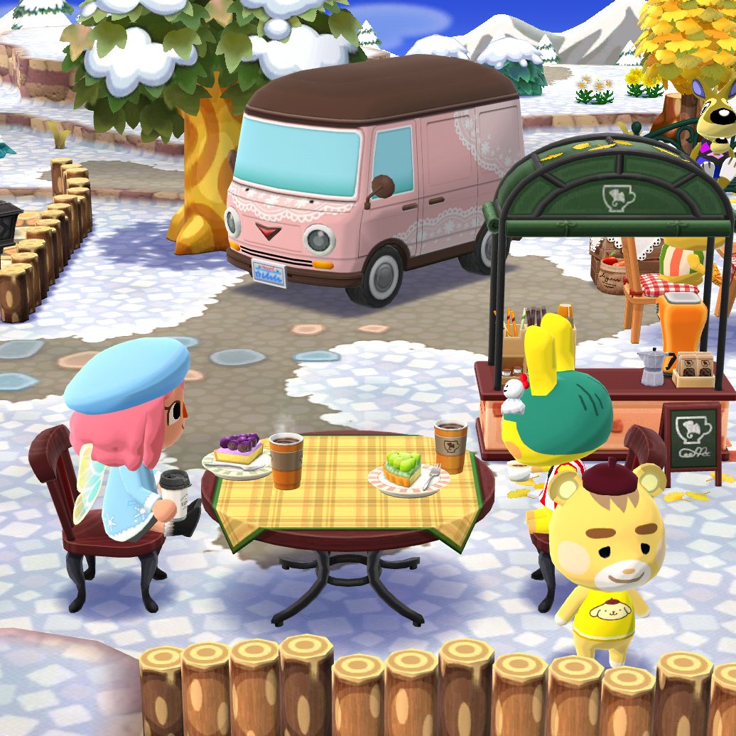 rawriegirl's tweet photo. Today, my name's Caffeine #ACPC #AnimalCrossing #PocketCamp https://t.co/trHa1laTbr