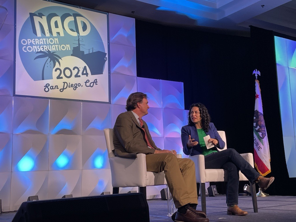 Thank you @NACDconserve for having me at today's luncheon to discuss the new Working Lands Climate Corps! NACD will be a core partner in supporting the program, organizing and structuring trainings for the members of the Working Lands Climate Corps.