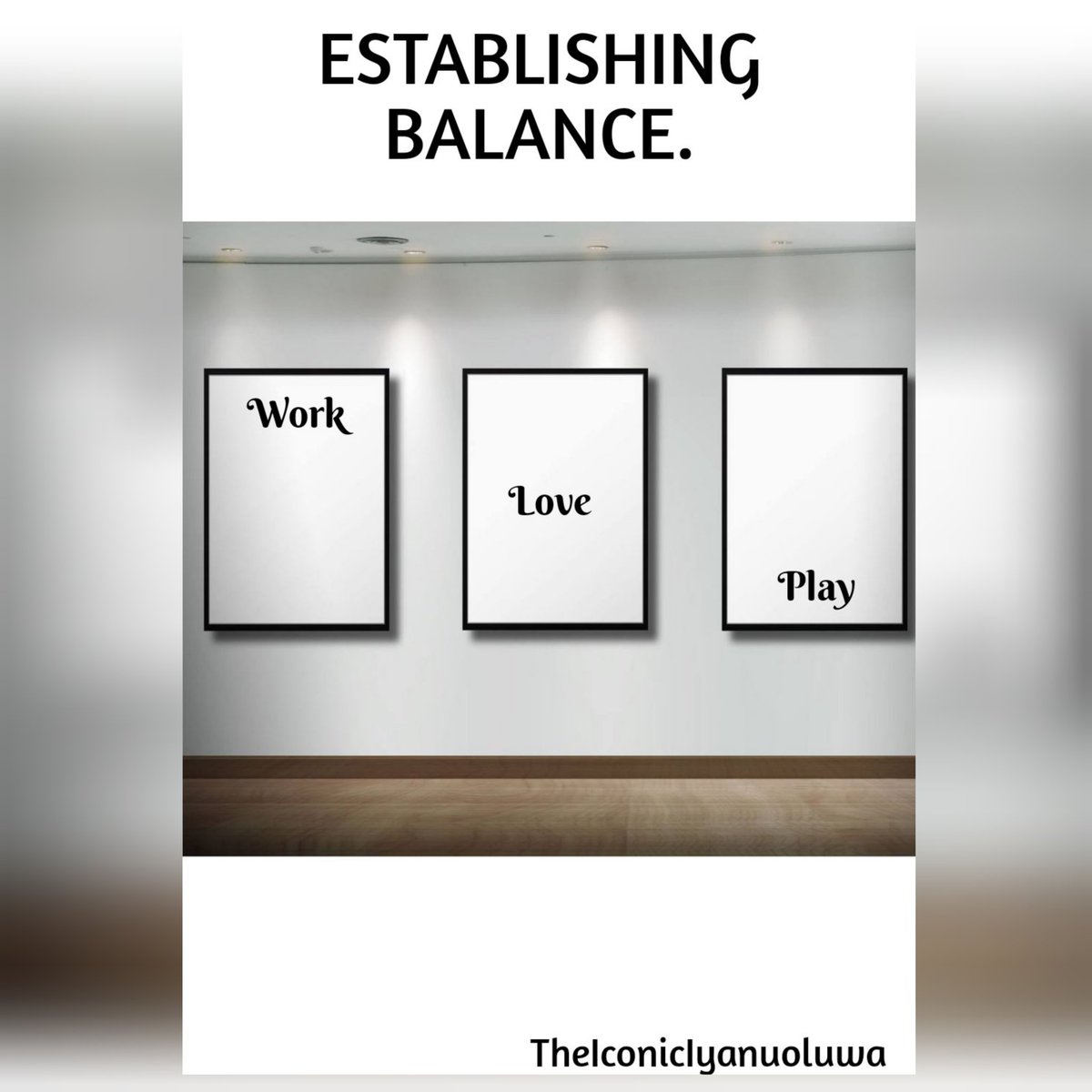 2/2
It takes incredible deliberateness, but perfectly incorporating these three things is the near definition of an awesome human being.

#work #love #dilligence #bedeliberate #play #balance #beintentionaleveryday #fusion #excercise #establishingbalance

©TheHandwritingOnTheWall