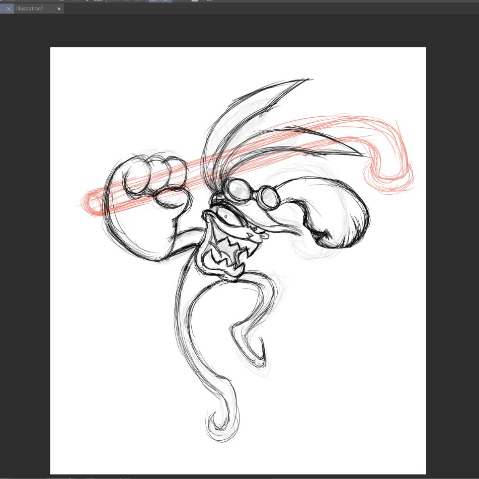 I wanted to slide 2 more characters of mine into the collab, but since work kept me so busy I just stuck with Blatz

Initially he was gonna hold a metal pipe but I decided to forego it because it kinda got in the way of the silhouette

He's airbrushed to shit too 