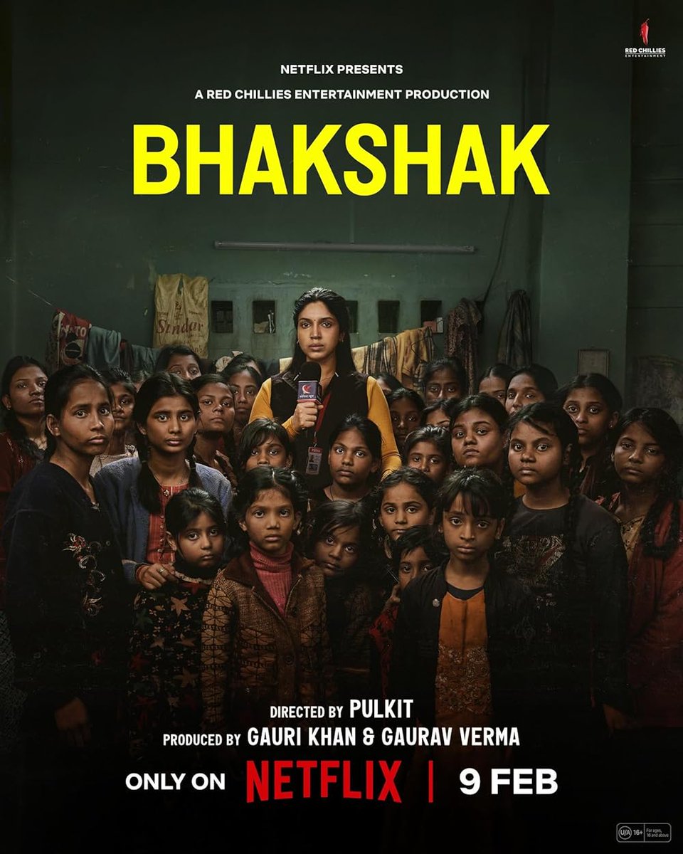 A thought provoking and soul stirring movie which every parent, every responsible and good human should watch, think and then action. The movie is certainly not an easy watch but it should definitely be on everyone's watchlist. @bhumipednekar @imsanjaimishra #BhakshakOnNetflix