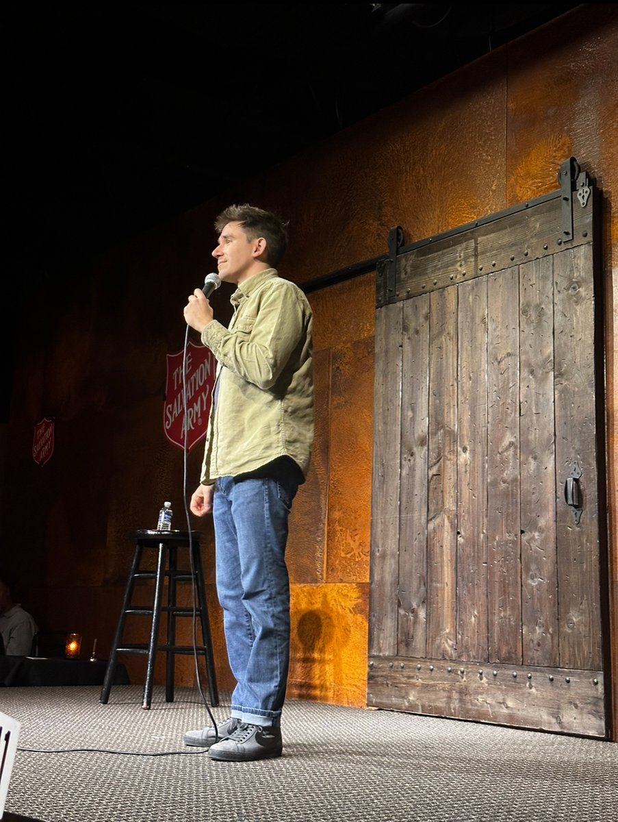 salmich's tweet photo. Year after year, Comedy For A Cause fills our community with joy and support. 😄💜A special thanks to @NotSteveRogers, @MichFinancial,  @ComedyCastle and all of our amazing guests for supporting our #BedandBread Club. https://t.co/KbUmsZbB84