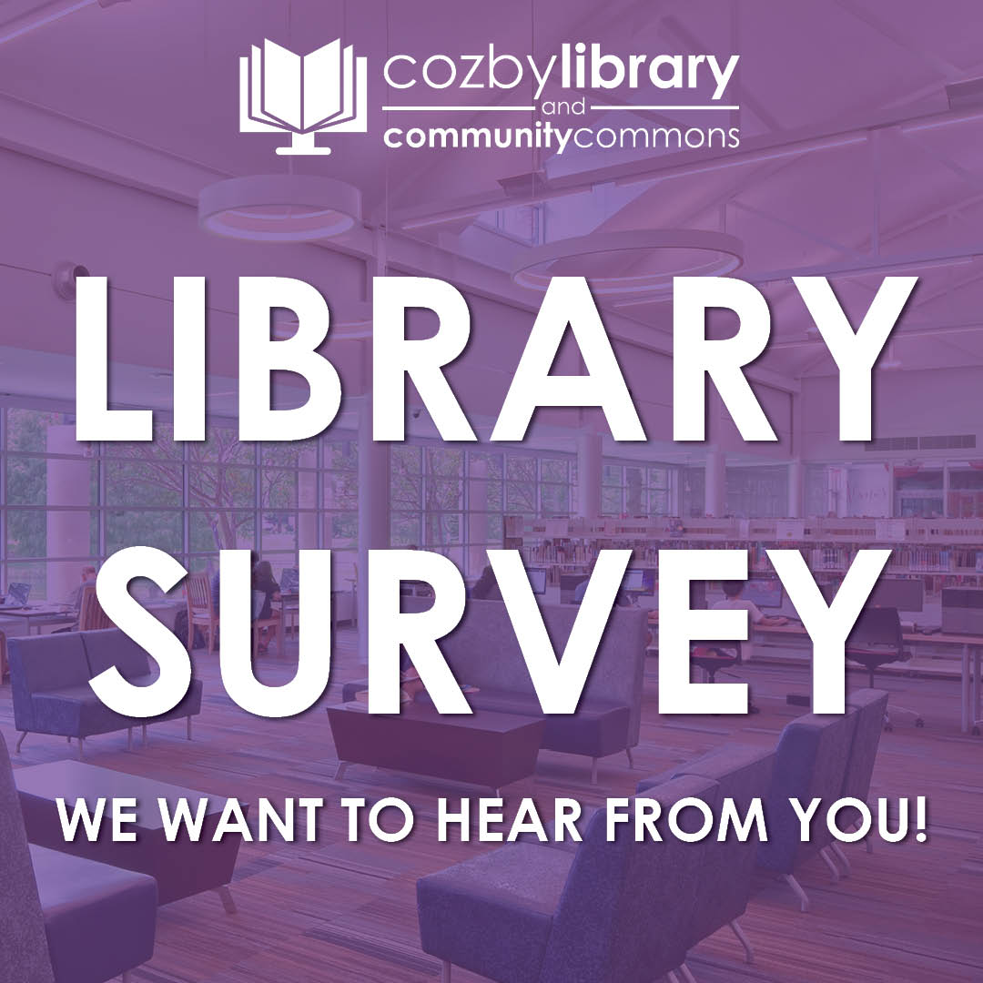 The Community Experiences Department values your input to enhance and improve the Cozby Library. Your feedback will help shape the library's offerings to better serve the Coppell community through shared experiences. bit.ly/CozbySurvey2024