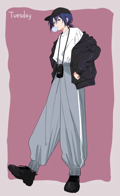 #青ペン  火曜日の青くん 私服1週間コーデを勝手に妄想する